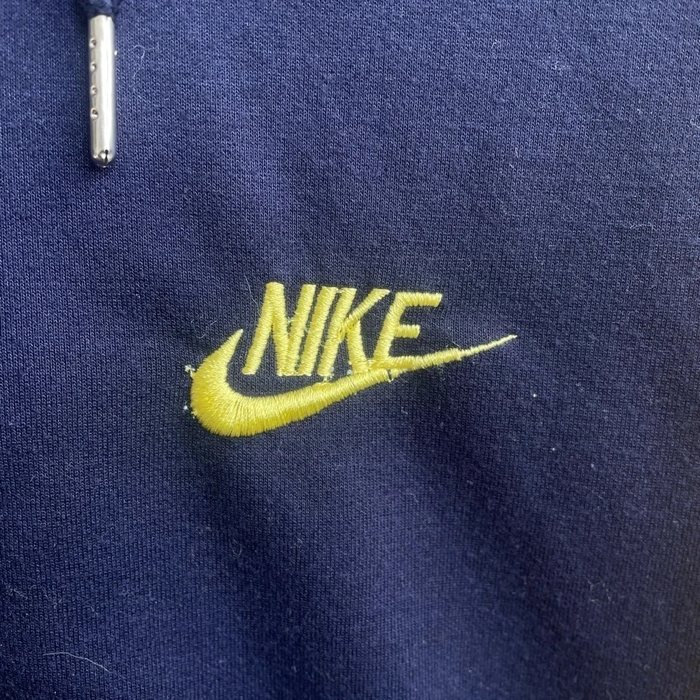 RARE Nike Navy and Yellow Embroidered Hoodie jacket - Picture 2 of 5